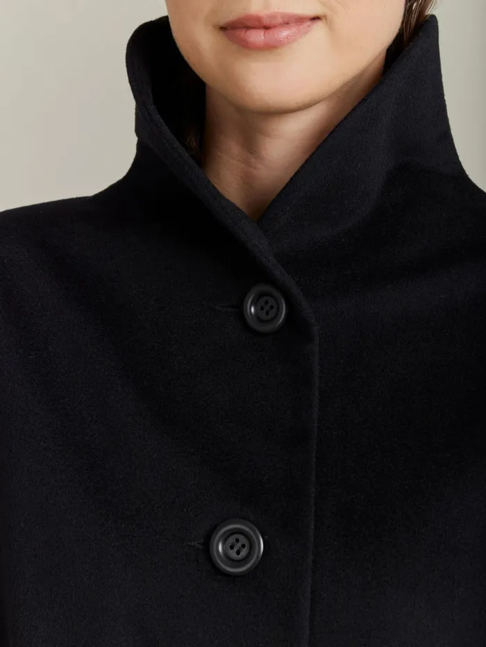 Women Agns B Jackets and Coats Black Cashmere Jacket