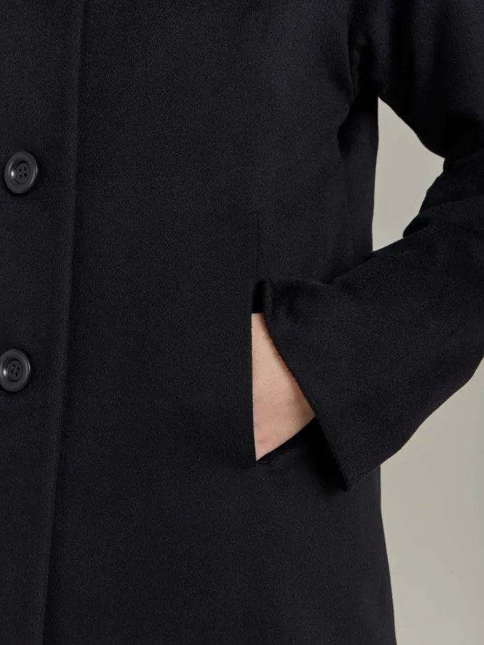 Women Agns B Jackets and Coats Black Cashmere Jacket