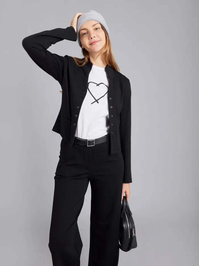 Women Agns B Jackets and Coats Black Franois Spencer