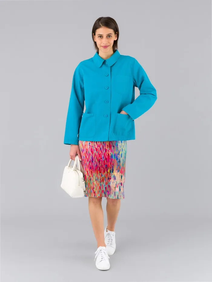 Women Agns B Jackets and Coats Cotton Canvas Sanshui Jacket