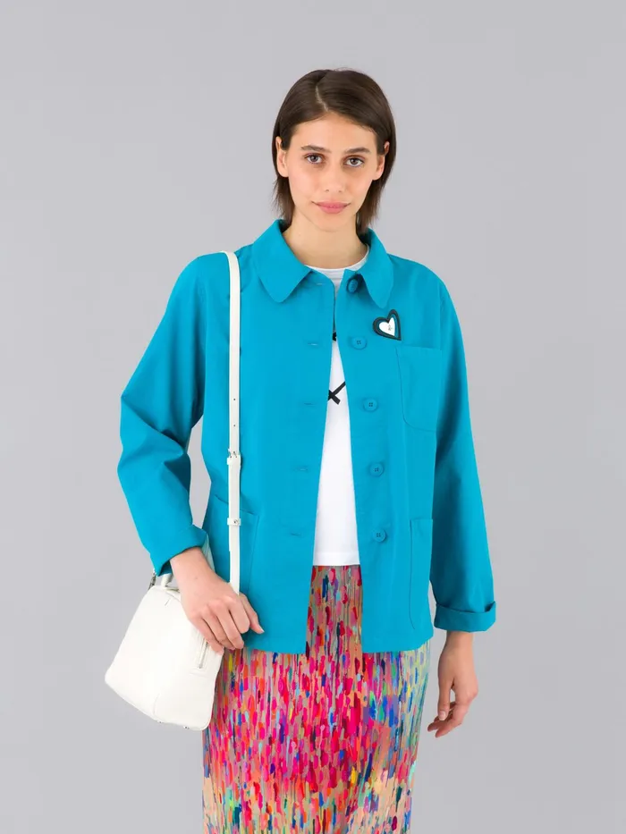 Women Agns B Jackets and Coats Cotton Canvas Sanshui Jacket