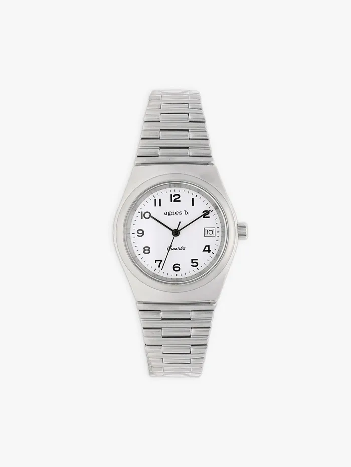 Women Agns B Jewellery and Watches White Watch Message 034J039aime Le Cinma034 I Love The Cinema