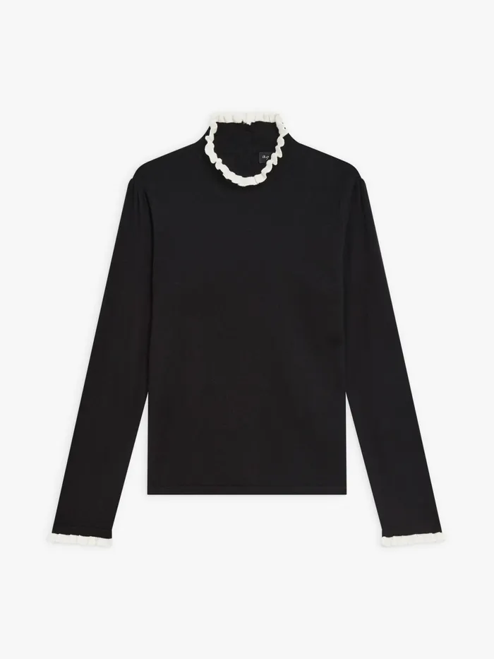 Women Agns B Jumpers Black Wool Jersey Tessy Jumper