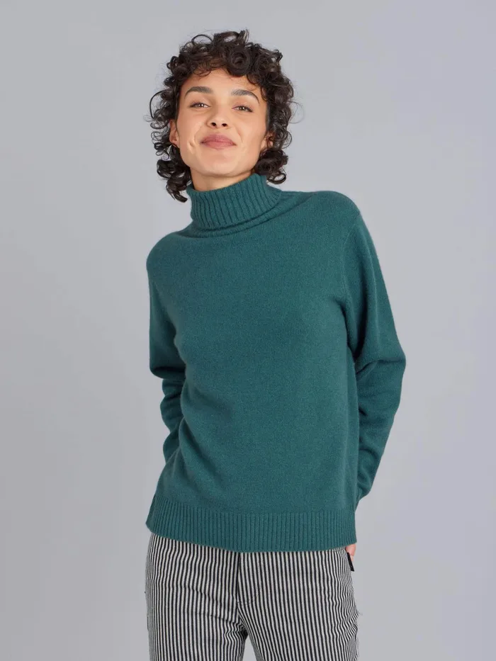 Women Agns B Jumpers Green Cashmere Senga Sweater