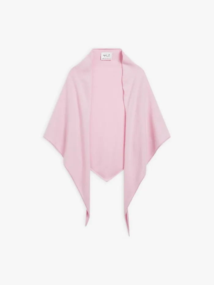 Women Agns B Scarves Light Pink Cashmere Wrap Scarf