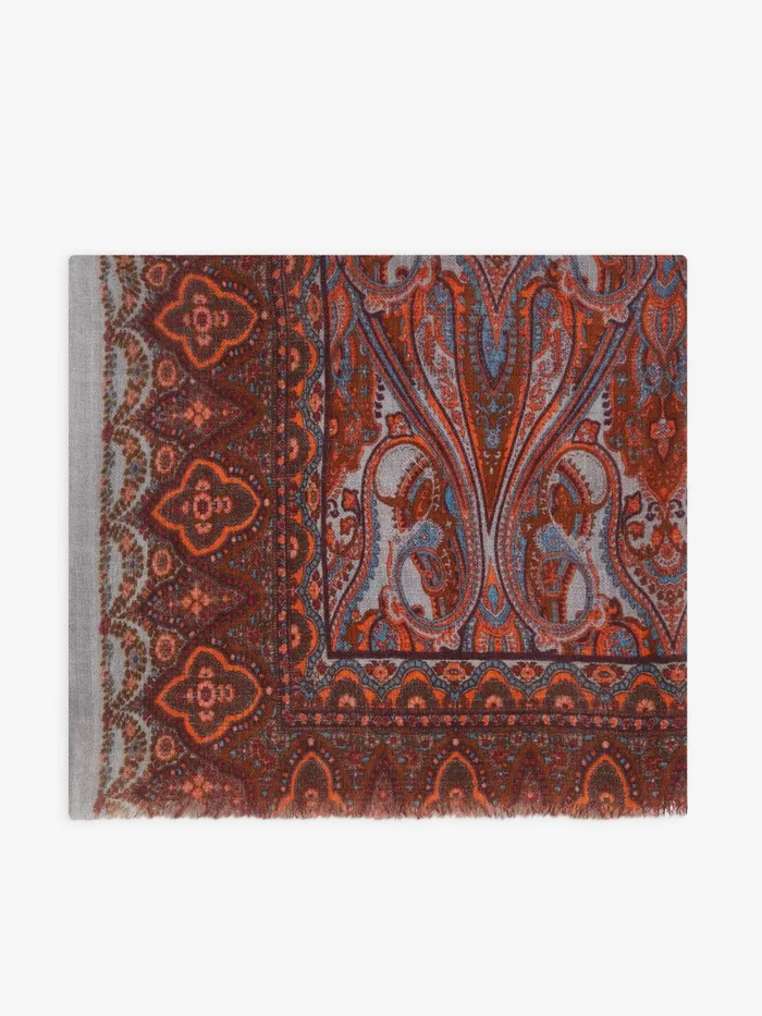 Women Agns B Scarves Red Wool Haya Scarf