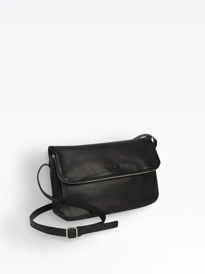 Women Agns B Shoulder Bags Black Leather Amelia Bag