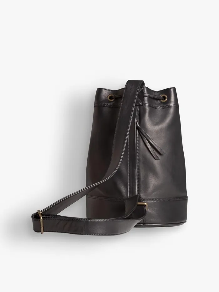 Women Agns B Shoulder Bags Small Baluchon Bag In Black Lambskin