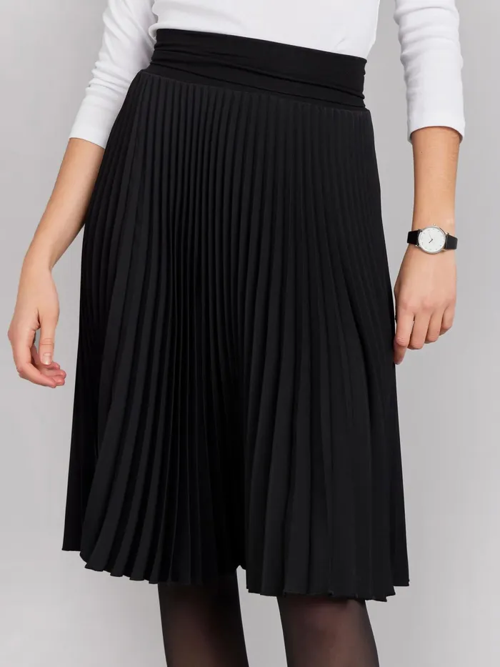 Women Agns B Skirts and Shorts Black Baa Pleated Skirt
