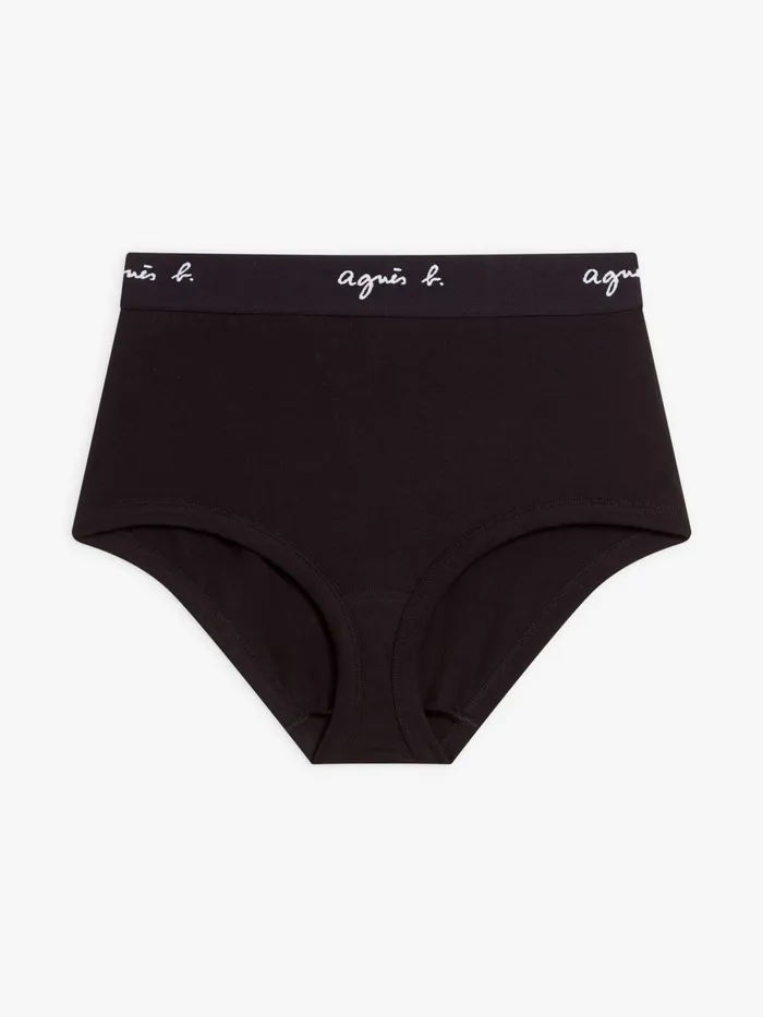 Women Agns B Skirts and Shorts Black Cotton Jersey Madelaine Culottes