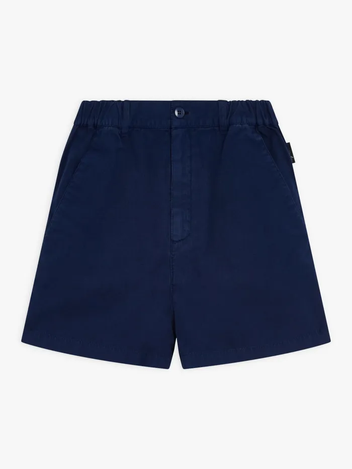 Women Agns B Skirts and Shorts Blue Cotton Straight Shorts