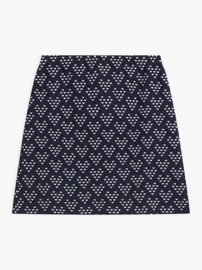 Women Agns B Skirts and Shorts Blue Jacquard Cotton Jersey Sharon Skirt