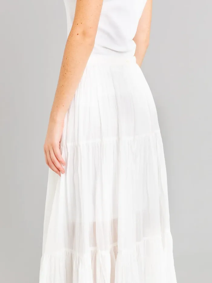 Women Agns B Skirts and Shorts White Underskirt