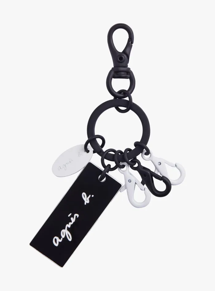 Women Agns B Small Leather Goods Black 034agns B034 Keyring