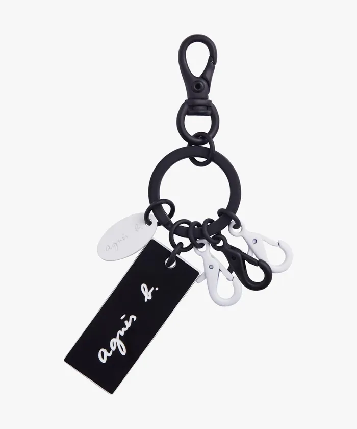 Women Agns B Small Leather Goods Black 034agns B034 Keyring