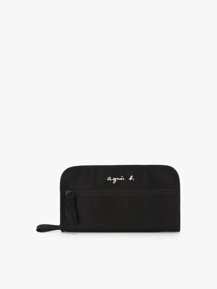 Women Agns B Small Leather Goods Black Nylon Multifunction Pouch