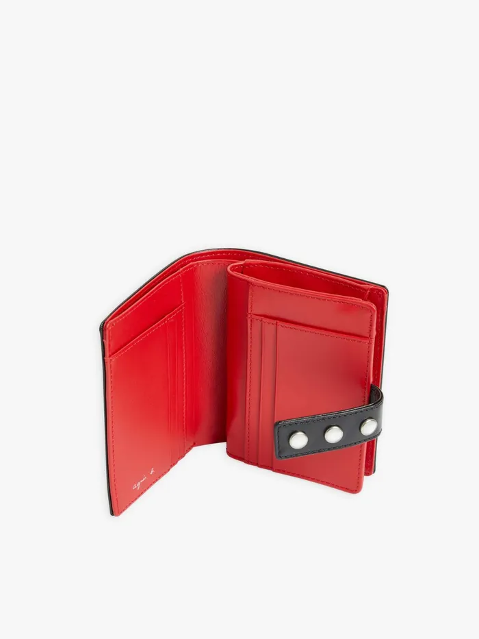 Women Agns B Small Leather Goods Smooth Leather Wallet