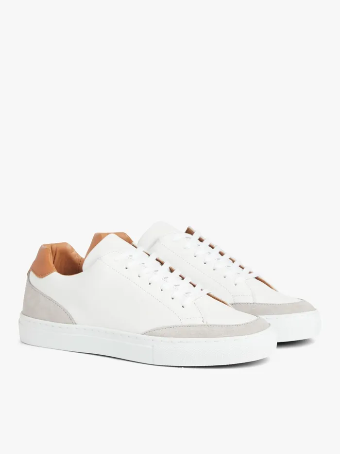 Women Agns B Sneakers White Leather Charlie Sneakers