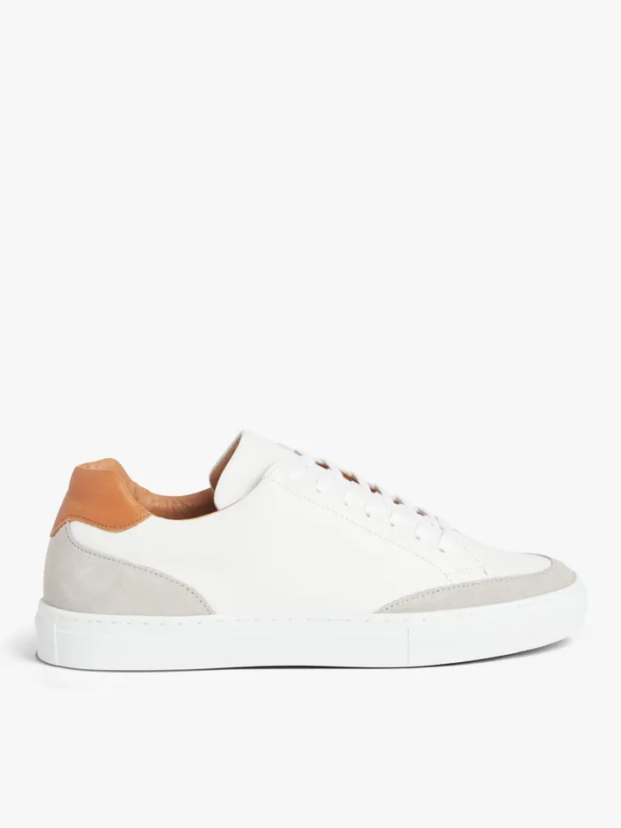 Women Agns B Sneakers White Leather Charlie Sneakers