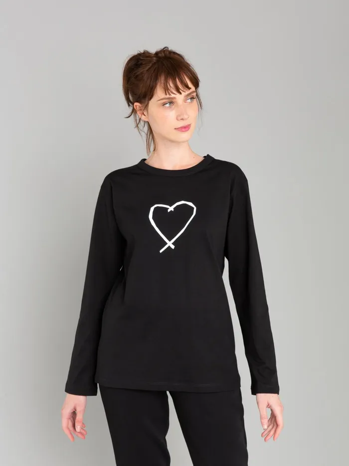Women Agns B Tshirts and Tank Tops Black Sarajevo Heart Cool Tshirt