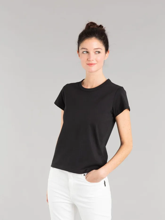 Women Agns B Tshirts and Tank Tops Black Short Sleeves Brando Tshirt