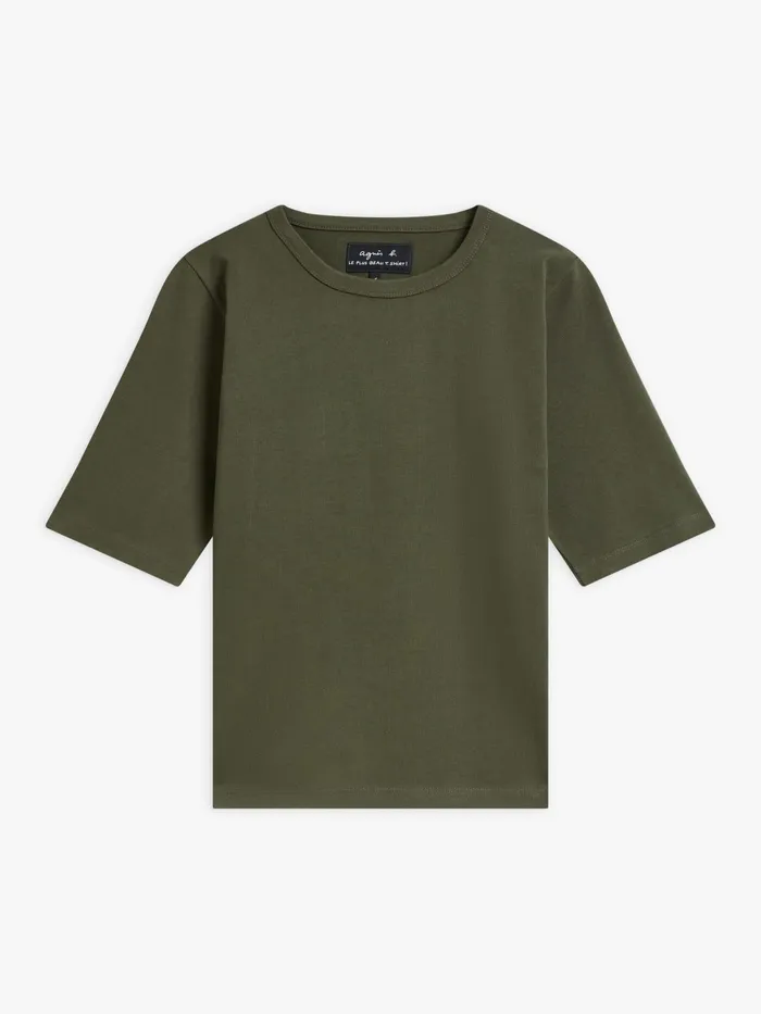 Women Agns B Tshirts and Tank Tops Green Cotton Brando Tshirt