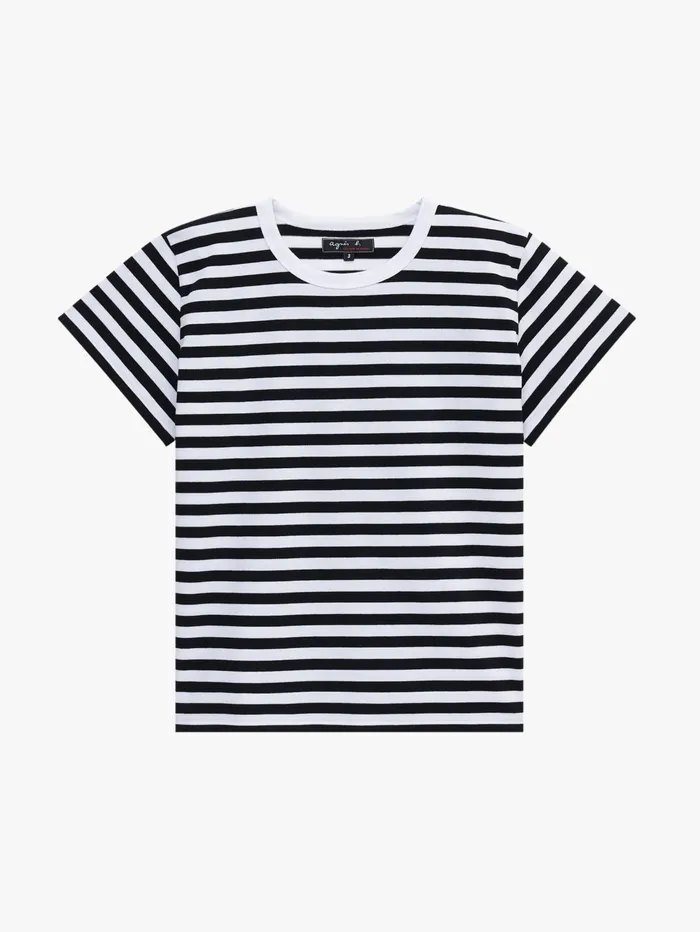 Women Agns B Tshirts and Tank Tops Striped Brando Tshirt