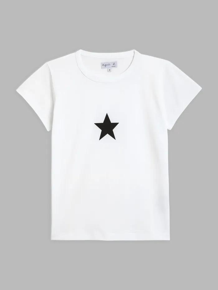 Women Agns B Tshirts and Tank Tops White Short Sleeves Brando Star Tshirt