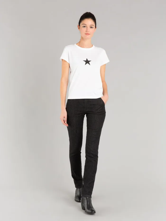Women Agns B Tshirts and Tank Tops White Short Sleeves Brando Star Tshirt
