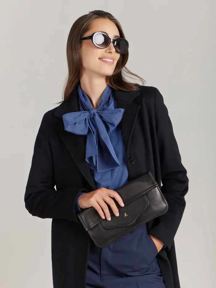 Women Agns B Tops and Shirts Blue Cotton Striped Shirt