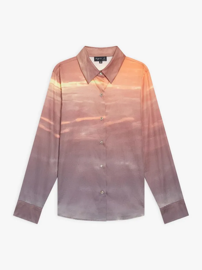 Women Agns B Tops and Shirts Cotton Photo Jasmine Shirt