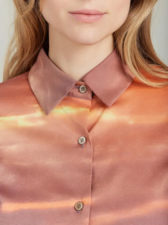 Women Agns B Tops and Shirts Cotton Photo Jasmine Shirt