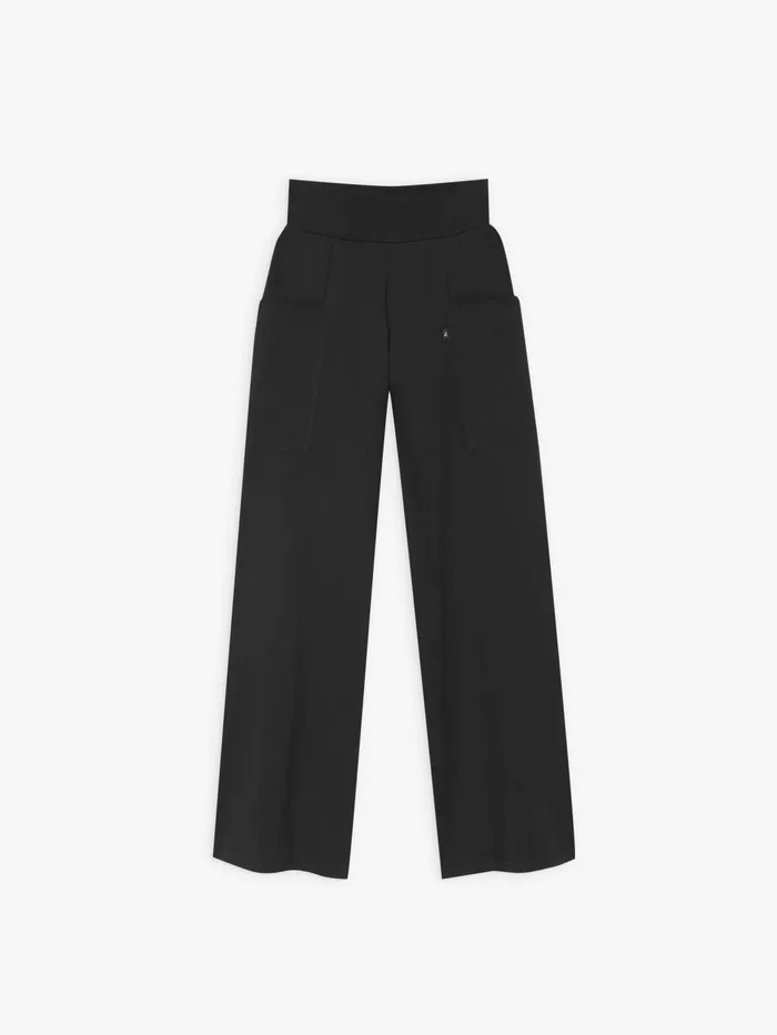 Women Agns B Trousers and Jeans Black Cotton Mathis Pants
