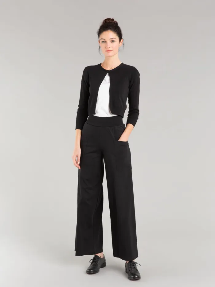 Women Agns B Trousers and Jeans Black Cotton Mathis Pants
