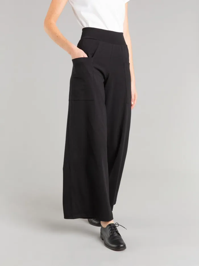 Women Agns B Trousers and Jeans Black Cotton Mathis Pants