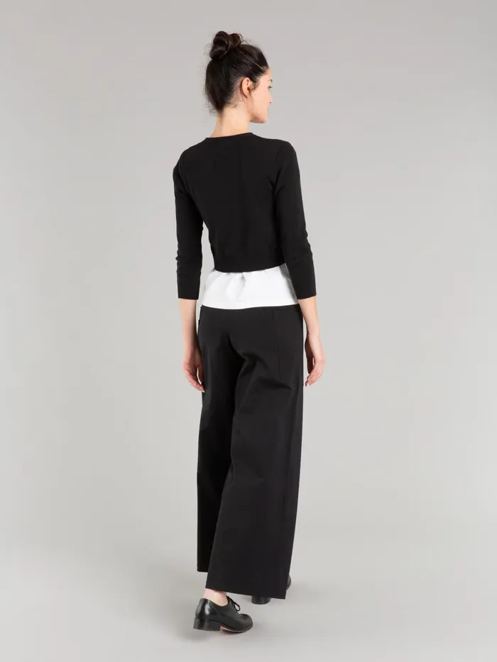 Women Agns B Trousers and Jeans Black Cotton Mathis Pants