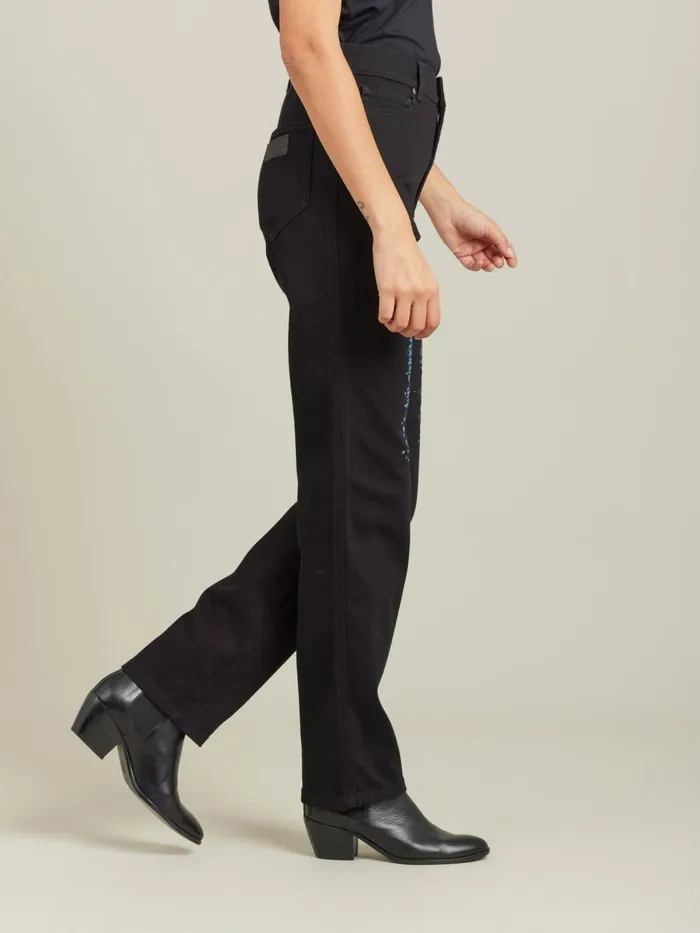 Women Agns B Trousers and Jeans Black Cotton Regular US Jeans 2