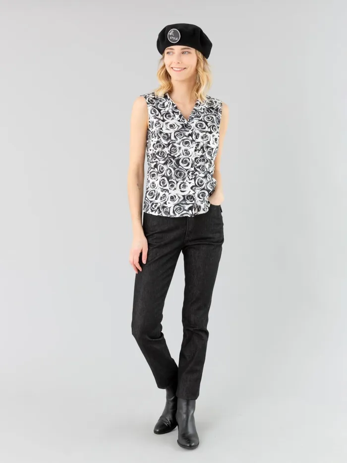 Women Agns B Trousers and Jeans Black Misfits Slim Jeans