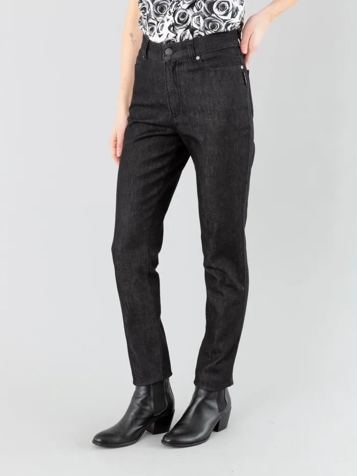 Women Agns B Trousers and Jeans Black Misfits Slim Jeans
