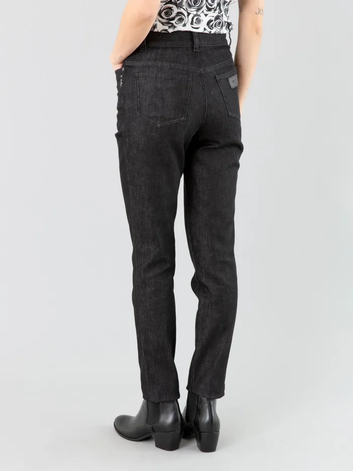 Women Agns B Trousers and Jeans Black Misfits Slim Jeans