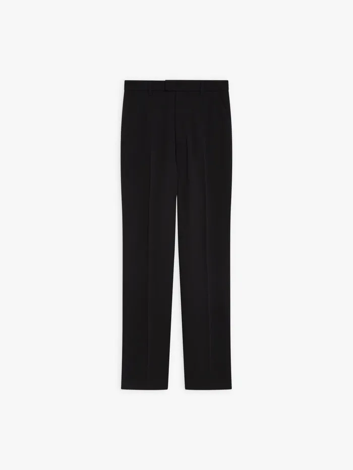 Women Agns B Trousers and Jeans Black Polyester Straight Ameline Trousers