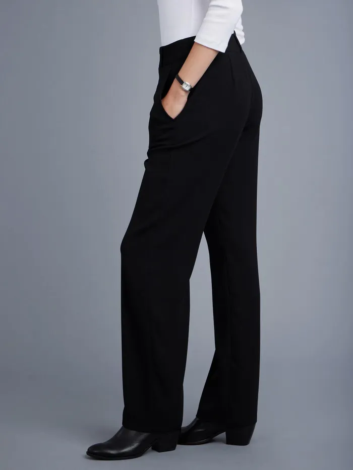 Women Agns B Trousers and Jeans Black Treillis Trousers
