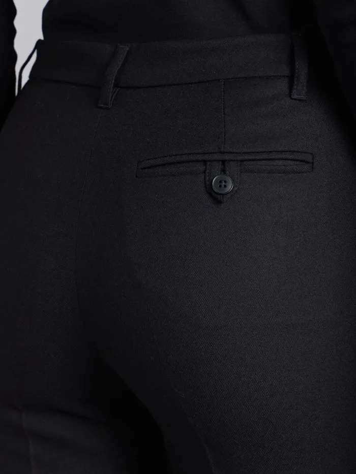 Women Agns B Trousers and Jeans Black Wool Fergie Trousers