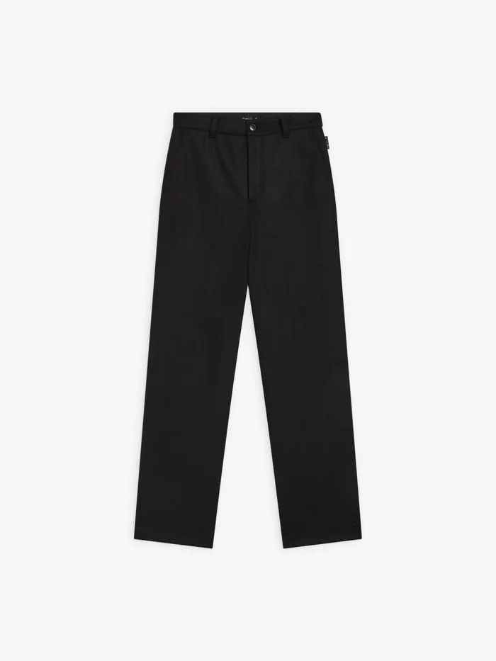 Women Agns B Trousers and Jeans Black Wool Glen Trousers