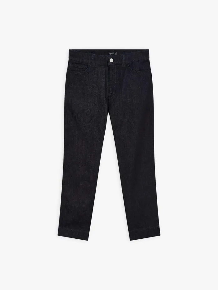 Women Agns B Trousers and Jeans Blue Misfits Cropped Jeans