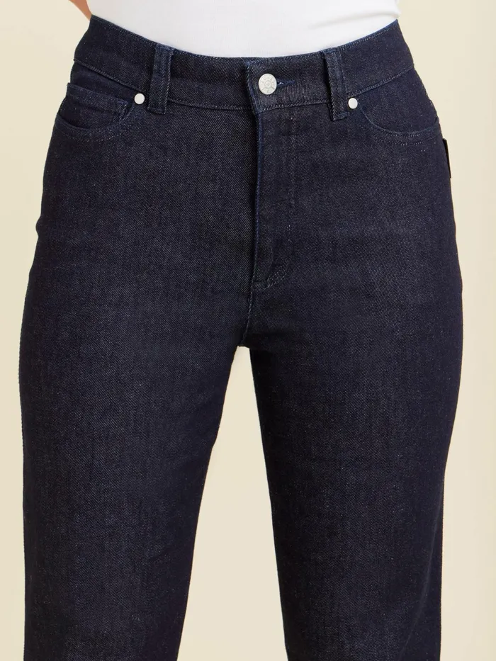 Women Agns B Trousers and Jeans Blue Misfits Cropped Jeans