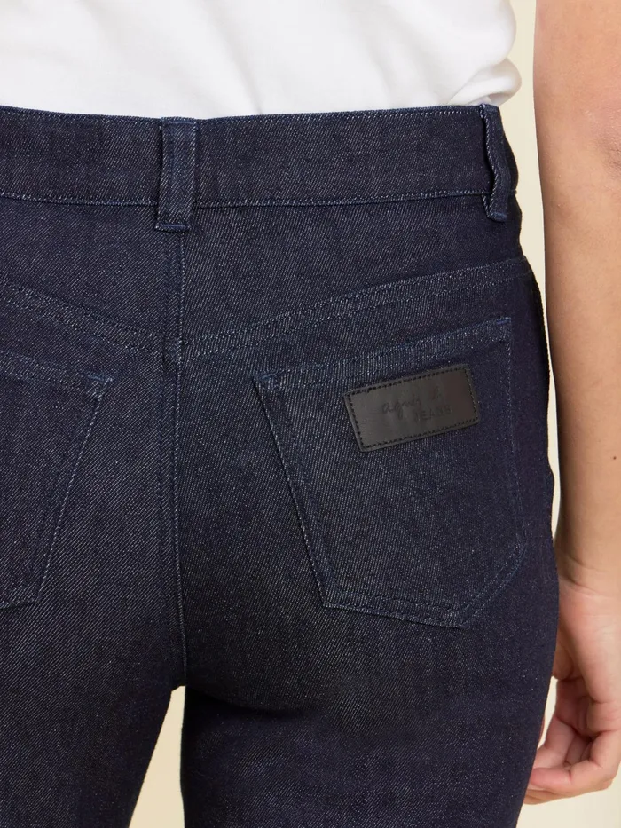 Women Agns B Trousers and Jeans Blue Misfits Cropped Jeans