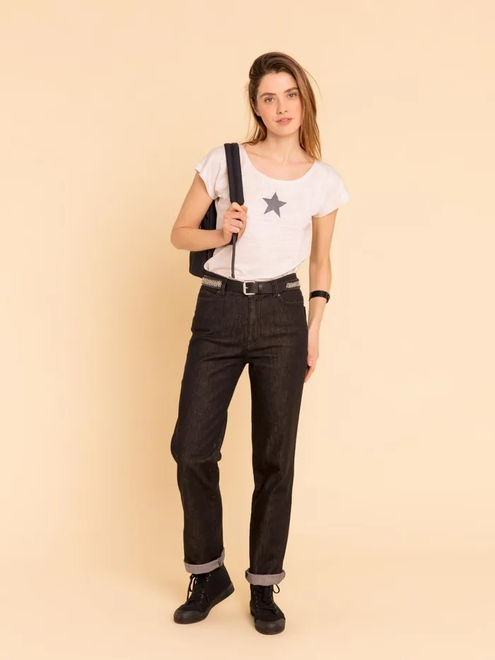 Women Agns B Trousers and Jeans Heather Black 2 Regular Jeans