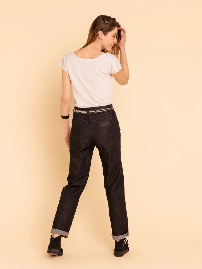 Women Agns B Trousers and Jeans Heather Black 2 Regular Jeans
