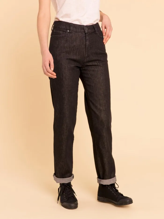 Women Agns B Trousers and Jeans Heather Black 2 Regular Jeans